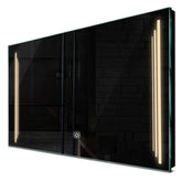 Specchio LED Rettangolare | Pulsante touch | Luce bianca calda - Reyze Serie Salono Modello 8